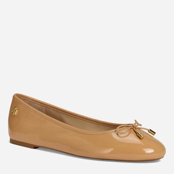 Женские балетки кожаные Ralph Lauren 371972101 36.5 Бежевые (1159852162)
