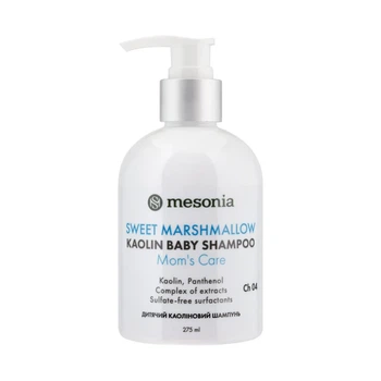 Mesonia Каолиновый Шампунь для детей Сладости Маршмелоу с экстрактом череды