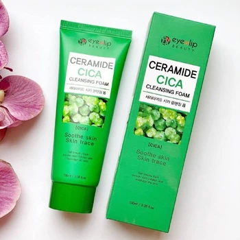 Пенка для умывания с экстрактом центеллы Eyenlip Ceramide CICA Cleansing Foam 100 ml