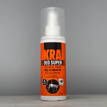 Лосьйон - спрей від комарів 100 мл KRA Deo Super