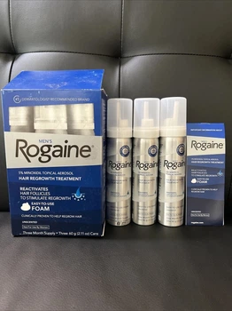 Піна Rogaine 5% для росту волосся 3 флакони по 60 г