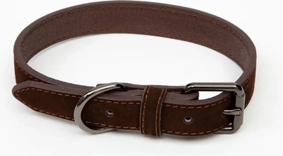 Obroża dla psów Paw Love M 45 x 2 cm Ciemno-brązowa (5714156139167)