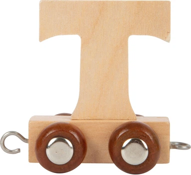Wagonik Small Foot drewniany z literą T 5420114 (4020972991584)