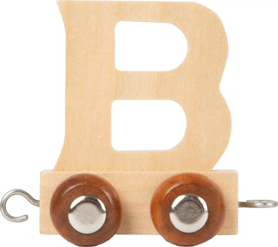 Wagonik Small Foot drewniany z literą B 5420096 (4020972991959)