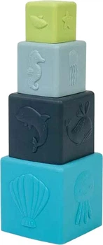 Конструктор Bigjigs Toys складання блоків 4 елементи 3000017 (691621850169)