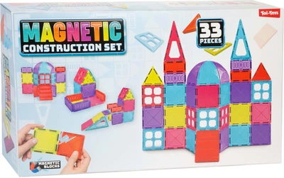 Klocki magnetyczne Toi-Toys 33 elementy 2430880 (8714627025873)