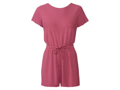 Комбінезон в рубчик для жінки Esmara LYCRA® 381426 L рожевий