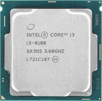 Процесор Intel Core i3-8100 3.6GHz/8GT/s/6MB (CM8068403377308) s1151 Tray