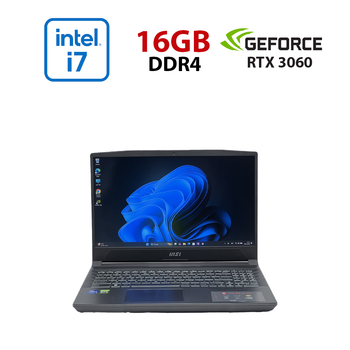 Ігровий ноутбук Б-класу MSI Pulse GL66 12UEK-637US / 15,6" (1920x1080) IPS / Intel Core i7-12700H (14 (20) ядер по 3,5 - 4,7 ГГц) / 16 ГБ DDR4 / 480 ГБ SSD / nVidia GeForce RTX 3060, 6 ГБ GDDR6, 192-біт / Веб-камера б/в