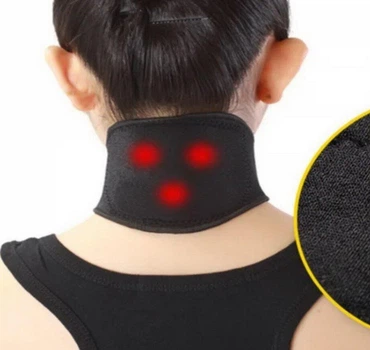 Бандаж із магнітами для шиї з турмаліном Tani Self heating neck guard band (21541796)