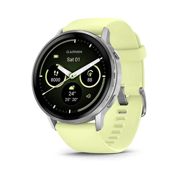 Смарт-часы Garmin Venu 4 , w/ Silver + Citron, GPS смарт-годинник (m515657)