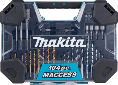 Zestaw wiertel i bitów Makita 104 szt (E-22604)