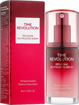 Сироватка для обличчя з екстрактом червоних водоростей Missha Time Revolution Red Algae Revitalizing Serum 40 мл