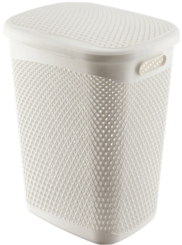 Кошик для білизни Kadax K9626 Briec 55 л Білий (5903699491942)