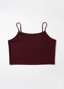 Топ спорт H&M L Бордовый 1222249