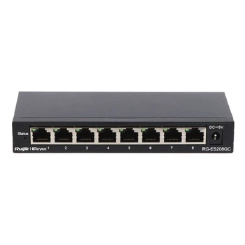 Коммутатор Ruijie RG-ES208GC, управляемый, 8 портов, гигабитный