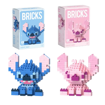 Конструктор BRICKS DMXC Lilo & Stitch Стич + Ангел Набор 2 шт