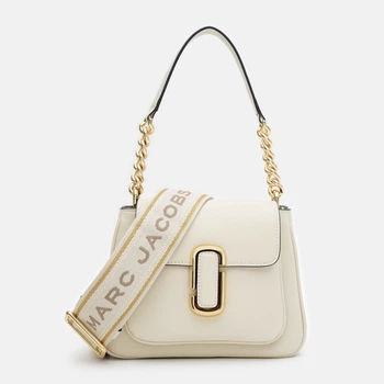 Сумка кросс-боди через плечо женская из натуральной кожи маленькая Marc Jacobs BG-MJ-25 Белая (196611021616)