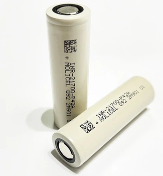 Аккумулятор высокотоковый Molicel 21700 4200mAh INR21700-P42A Li-ion - литий-ионный АКБ для фонарика, электроинструмента