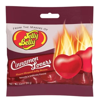 Жувальні цукерки Jelly Belly Cinnamon Lovers Heart-Shaped Jelly Beans 99г