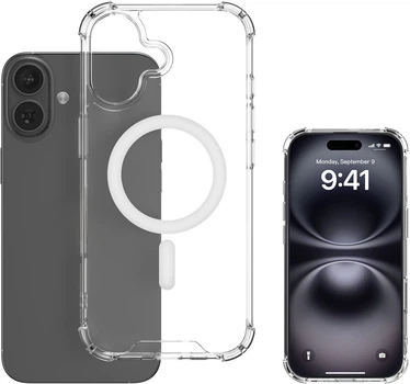 Etui plecki 4smarts Hybrid Case Ibiza Magsafe do Apple iPhone 17 Transparent (4252011911929)