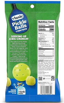 Кукурудзяні кульки Vlasic Pickle Balls Dill Pickle Corn Puffs 56г