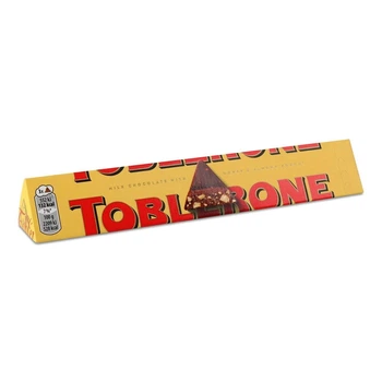 Шоколад Toblerone Milk Chocolate Bar с нугой из меда и миндаля 100г