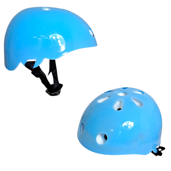 Детский защитный шлем Round Sport (51-55 см). Голубой