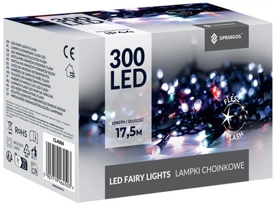 Новорічна гірлянда Flash 300 LED 15 м (5907719464503)