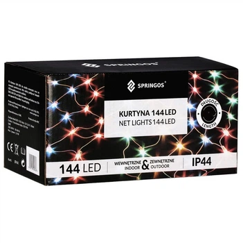 Підвісні гірлянди Штора 144 LED 2 м (5907719465128)