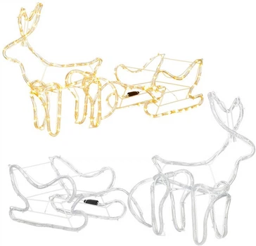 Світлова фігура Springos Олень з санями 144 LED 6 м (5907719465241)