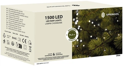 Lampki choinkowe Springos 1500 LED 120 m (5907719422084)