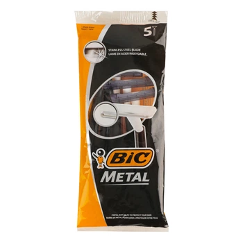 Бритви одноразові Bic Metal 5 шт (3086125705416)