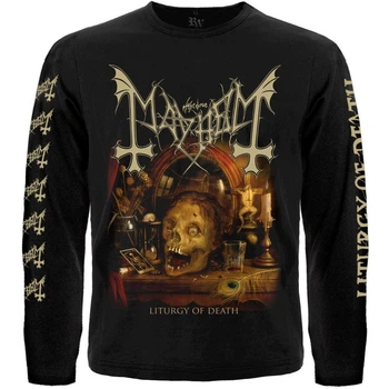 Футболка з довгим рукавом Mayhem "Liturgy of Death", Розмір S