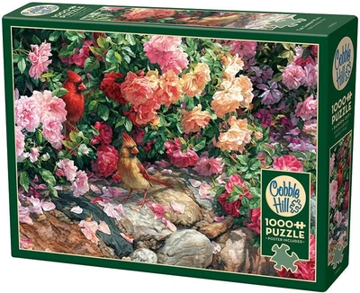 Puzzle Cobble Hill Kwiaty i Ptaki 1000 elementów 112626 (625012400329)