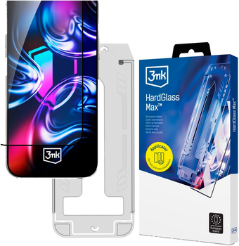 Szkło hartowane 3MK HardGlass Max do Apple iPhone 15 Pro Max (5903108671491)