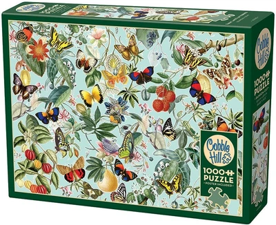 Puzzle Cobble Hill Owoce i Motyle 1000 elementów 112189 (625012400831)