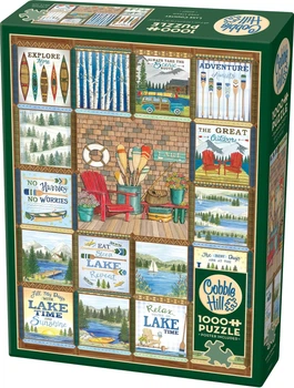 Puzzle Cobble Hill Kraina Wielkich Jezior 1000 elementów 113576 (625012403276)