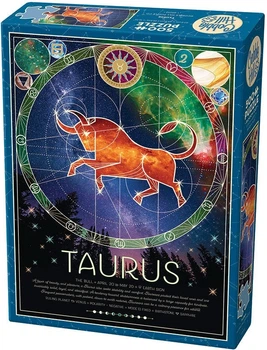 Puzzle Cobble Hill Znaki zodiaku Byk 500 elementów 112271 (625012450126)