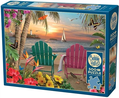 Puzzle Cobble Hill Rajska wyspa 500 elementów 113157 (625012450324)