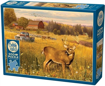Пазл Cobble Hill Олень на полі 500 елементів 113159 (625012450706)