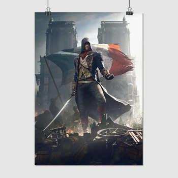 Постер Кредо ассасина: Единство, Assassin's Creed: Unity, A3 42×30 см (id0703)