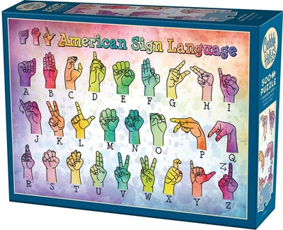 Пазл Cobble Hill Американська мова жестів 500 елементів 113523 (625012451109)