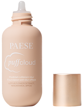 Тональна основа для обличчя Paese Puff Cloud SPF 20 з ефектом розмиття 01 Light Beige 37 мл (5902627629310)