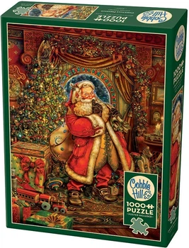 Puzzle Cobble Hill Święty Mikołaj tu był 1000 elementów 113026 (625012402095)