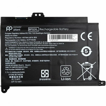 Аккумулятор для ноутбука HP Pavilion Notebook PC 15 (BP02XL) 7.7V 4400mAh PowerPlant (NB461349) PowerPlant NB461349 908799