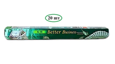 Аромапалочки Avtoaks "Better Business" на удачу в делах, бизнессе, финансовый успех 20 шт