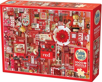 Пазл Cobble Hill Пофарбуй мій світ у червоний колір 1000 елементів 112207 (625012400565)