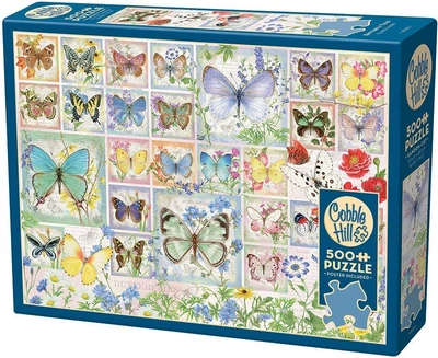Пазл Cobble Hill Кольорові метелики 500 елементів 112260 (625012450256)