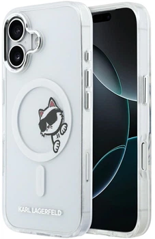 Чохол Karl Lagerfeld IML Peekaboo MagSafe для Apple iPhone 17 Transparent (3666339606992)